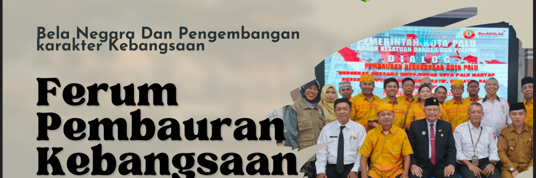 Forum Pembauran Kebangsaan, Badan Kesatuan Bangsa Dan Politik Kota Palu